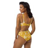 High-waisted bikini (yellow)