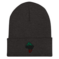 Africa-Fist Cuffed Beanie