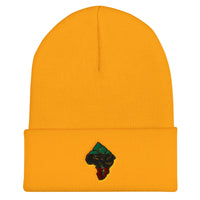 Africa-Fist Cuffed Beanie