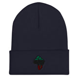 Africa-Fist Cuffed Beanie