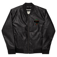 Leather Bomber Jacket