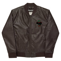 Leather Bomber Jacket