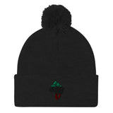 Africa-Fist Pom-Pom Beanie