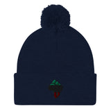 Africa-Fist Pom-Pom Beanie