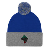 Africa-Fist Pom-Pom Beanie