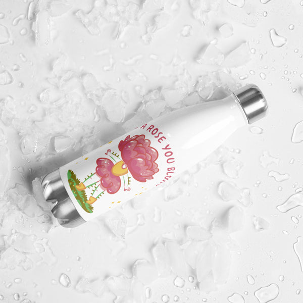 Rose Stainless Steel Water Bottle