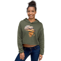 Africa Crop Hoodie