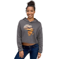 Africa Crop Hoodie